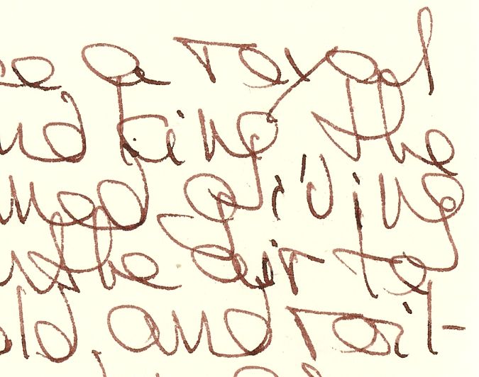 Kaweco Sepia / Earth Brown Cartridges Ink Reviews The Fountain